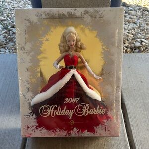 Barbie Holiday Doll in Festive Red and White